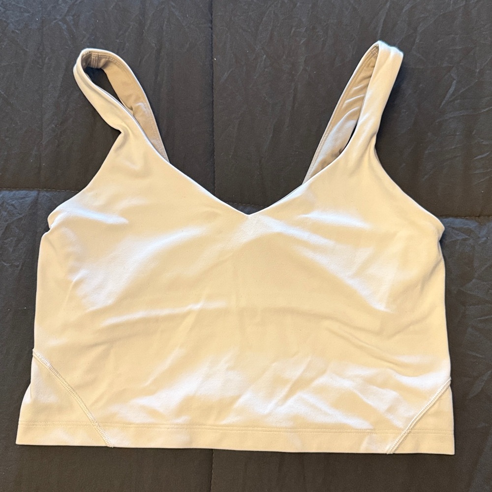 Lululemon Align Tank size S? White Beige No Cutlets